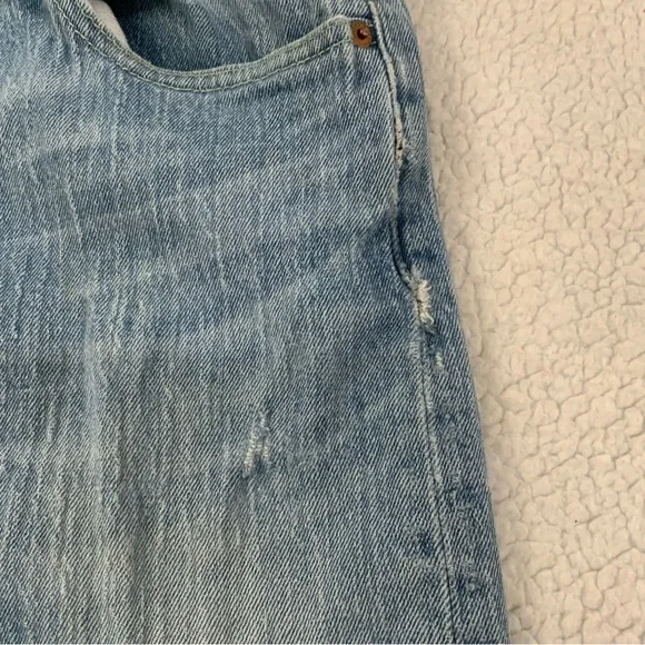 Levi’s 510 Men's 32x32 Skinny Jeans Distressed White Oak Cone Denim Light Wash - Picture 5 of 16